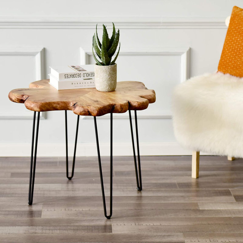 Arthurene Solid Wood Top Single Coffee Table