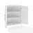 Irelynne Stackable Corner Storage Pantry with Adjustable Shelves