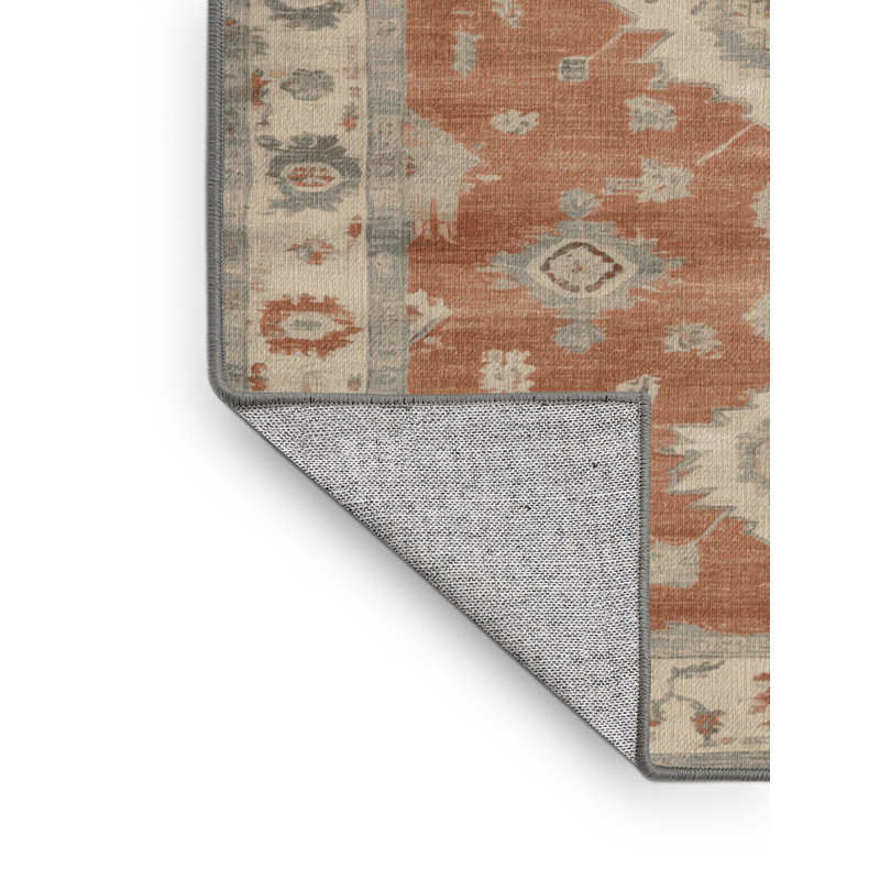 Tapis gris lavable à la machine, Tapis de couloir 2 pi x 4 pi