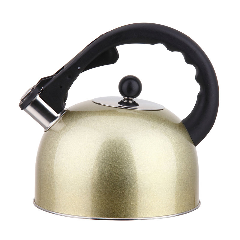 YBM Home Korkmaz 3 pte Bouilloire pour cuisinière en acier inoxydable, Or