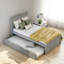 Lit plateforme classique avec lit gigogne pour petits espaces-1495527955