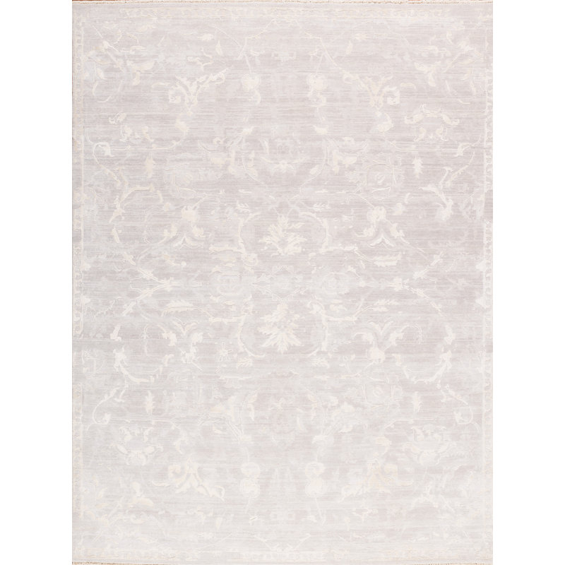 SURINDER WOOL & SILK One-of-a-Kind 9' X 12' Hand Knotted Area Rug