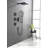 Shower System With Shower Head, Hand Shower, Slide Bar, Bodysprays, Shower Arm, Hose, Valve Trim, And Lever Handles-126529232