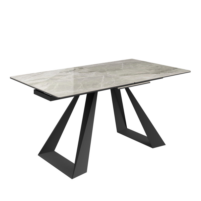 Ayati Rectangular 200Cm L x 90Cm W Ceramic Dining Table