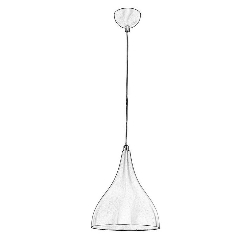 Luminaire suspendu en dome à 1 lumière