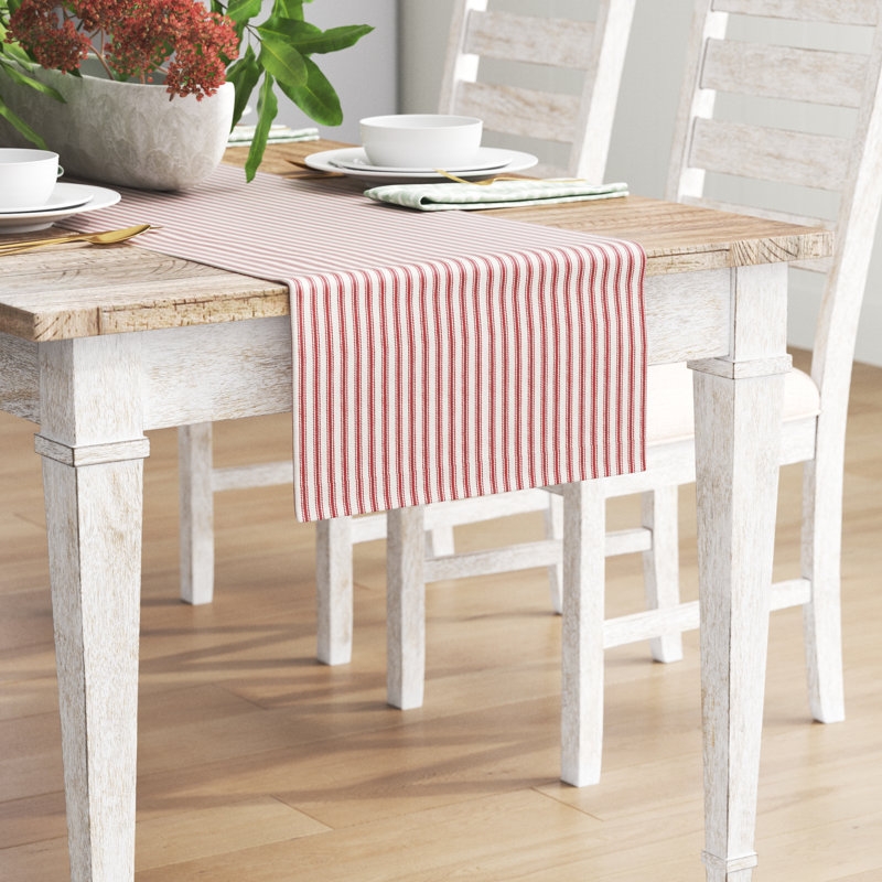 Chemin de table Tegan, l 16 po x L 120 po, Rouge