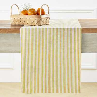 Narrow Stripe - 100% Pure Linen  Table Runner