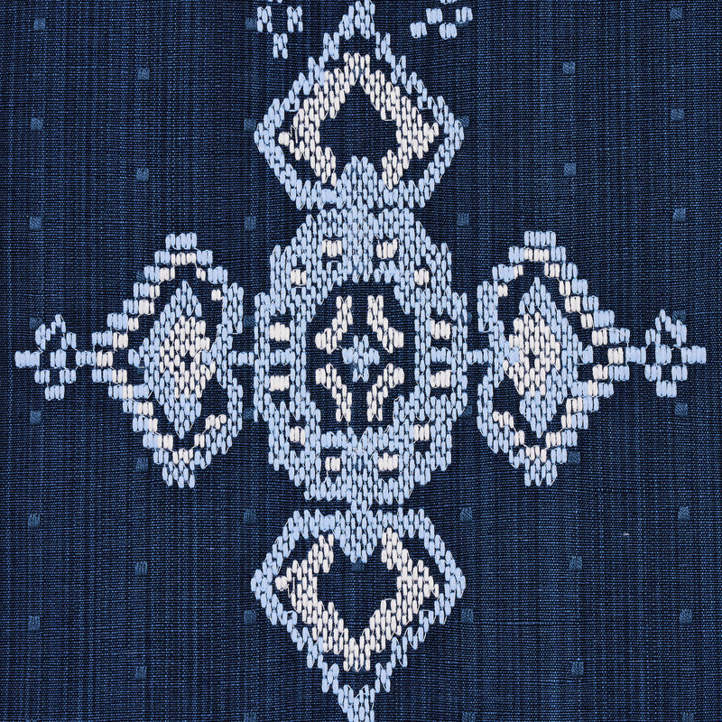 Nadira Embroidery Fabric, Indigo