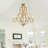 37'' Oxidized Bronze Chandelier for Dining Room, Foyer, or Bedroom – 12-Light Candelabra with Adjustable Chain, E12 Bulb Base