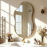50x92.5CM Wall Mirror Metal Asymmetrical Accent Mirror set of 2