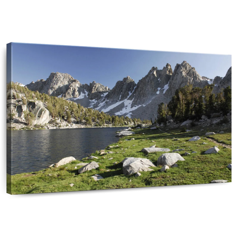 Alvord Alpine Lake In Sierra Nevada, 20" H x 30" W