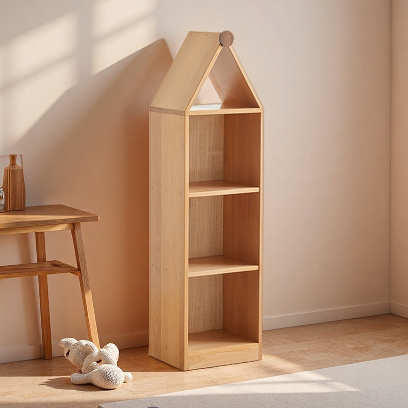 Nordic style fashionable home storage bookcase, (4 Shelves) 57.48"H x 15.75"W x 12.99"D