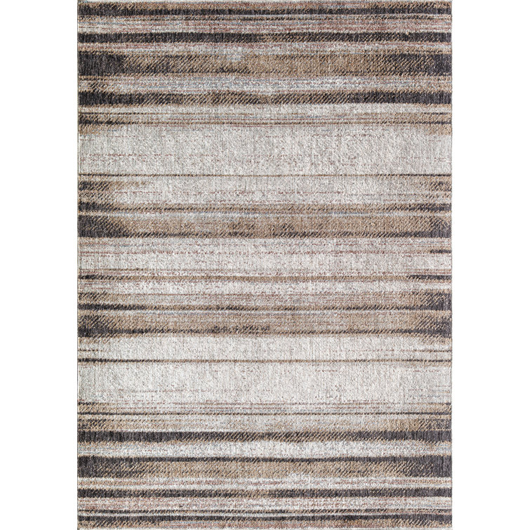 Celestia Contemporary Gazey grey Area Rug