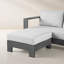 Repose-pieds d'extérieur polyvalent 4-en-1 en aluminium 27,56 po Hoyt-126671370-126671374