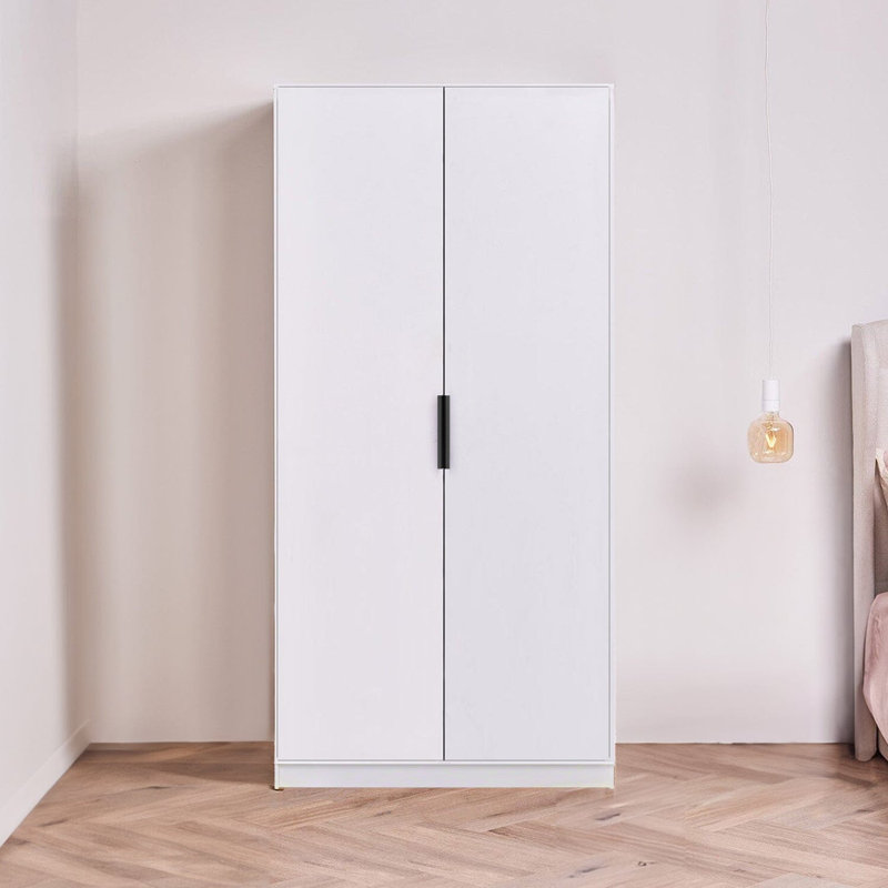 Glenhaven Tall Cabinet / Wardrobe - White, White