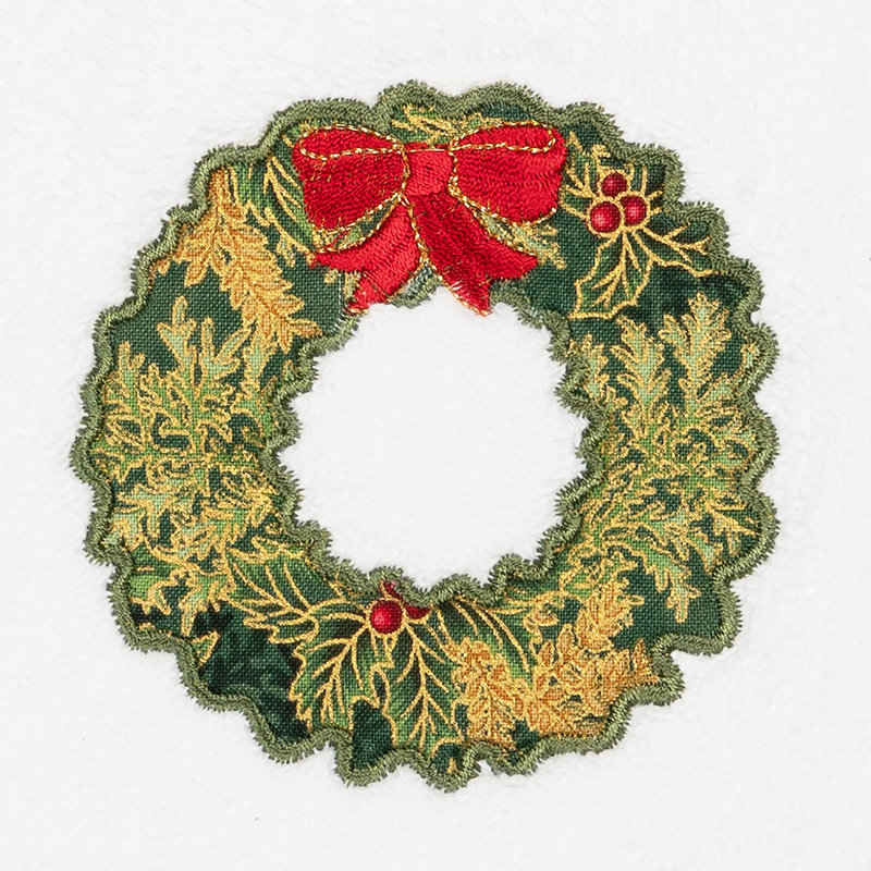 Christmas Hand Towels Midweight Hand Towel, White
