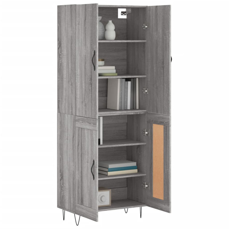 Chocheles 69.5cm Sideboard, Grey Sonoma