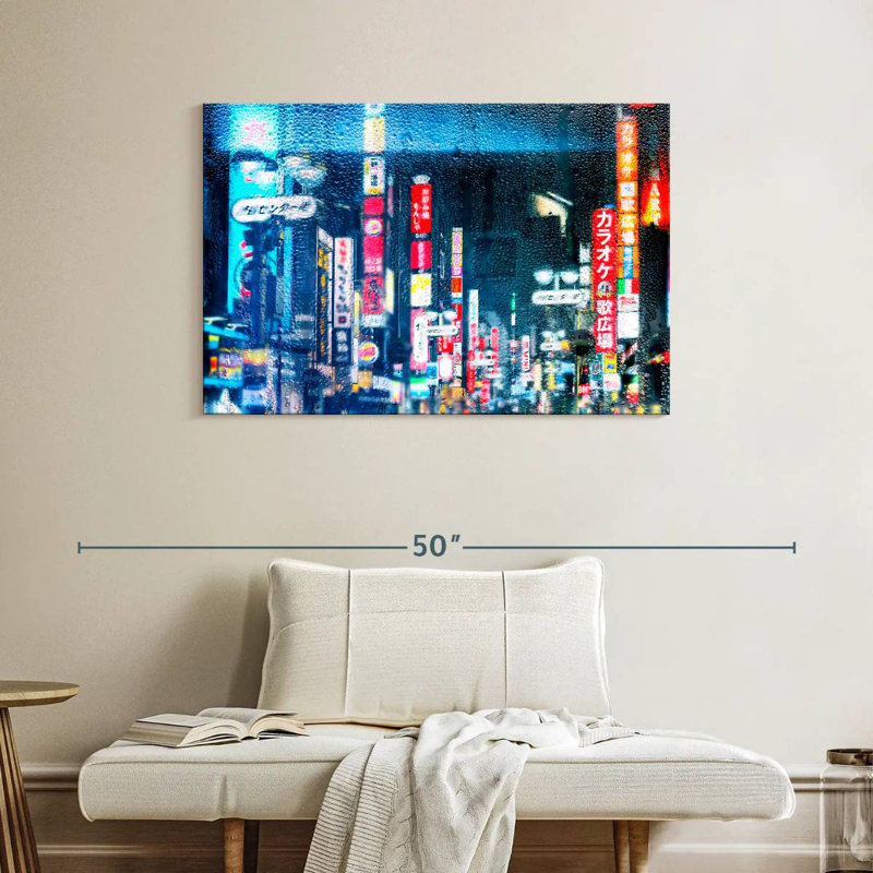 Sireci Tokyo Bluish Reflection, 26" H x 39" W