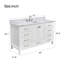 Angela X P 22 po D Meuble-lavabo simple avec comptoir-114195788-114195786