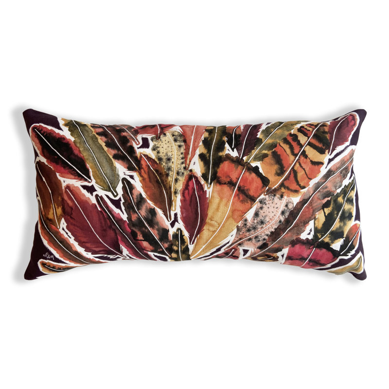 Cotton Blend Reversible Pillow Cover
