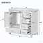 Meuble-lavabo simple 36 po avec plateau en céramique Selmir