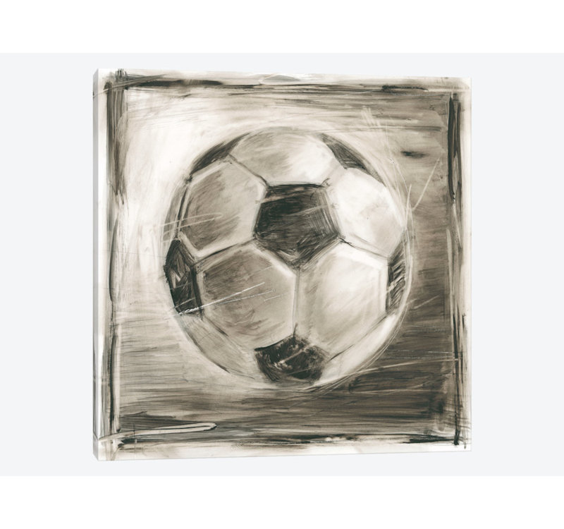 « varsity iv », impression sur toile, H 12 po x l 12 po x P 1,5 po, Pas de tapis, Toile tendue