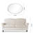 Stainless Steel Oval Mirror-124378212