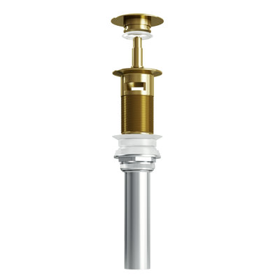 Bathroom Sink Pop-Up Drain With Overflow
