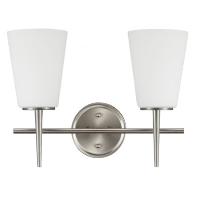 Erlandson 2 Light Dimmable Vanity Light
