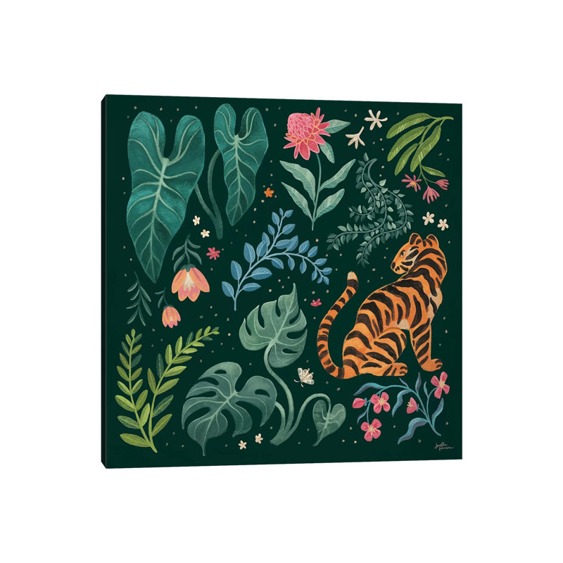Jungle Love V by Janelle Penner - Wrapped Canvas Print, 66.04 cm H x 66.04 cm W x 3.175 cm D