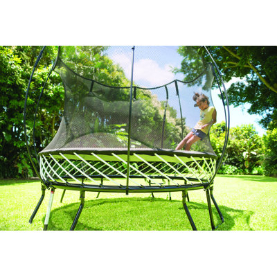Springfree 8' Round Trampoline with Safety Enclosure.