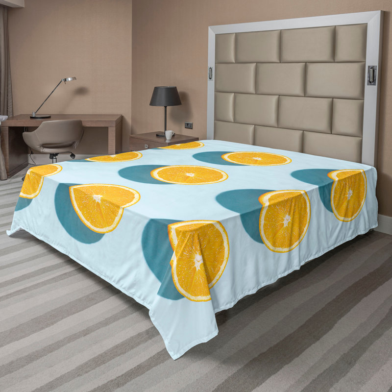 Drap plat Ambesonne, Drap plat pour très grand lit californien