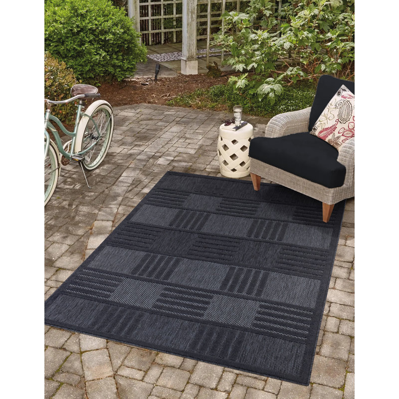 Kyeir Plaid Area Rug, Rectangle 60 x 110cm