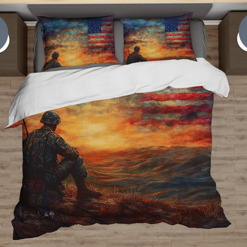 Time To Go Home Comforter Set, Queen Comforter + 1 Standard Pillowcase