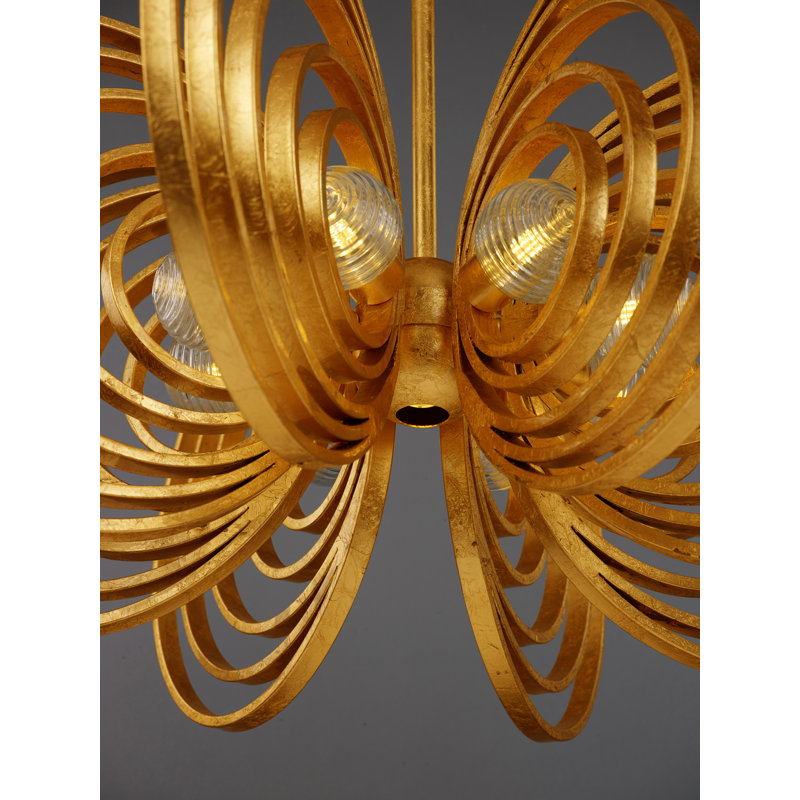 Frequency 9 - Light Chandelier, Gold