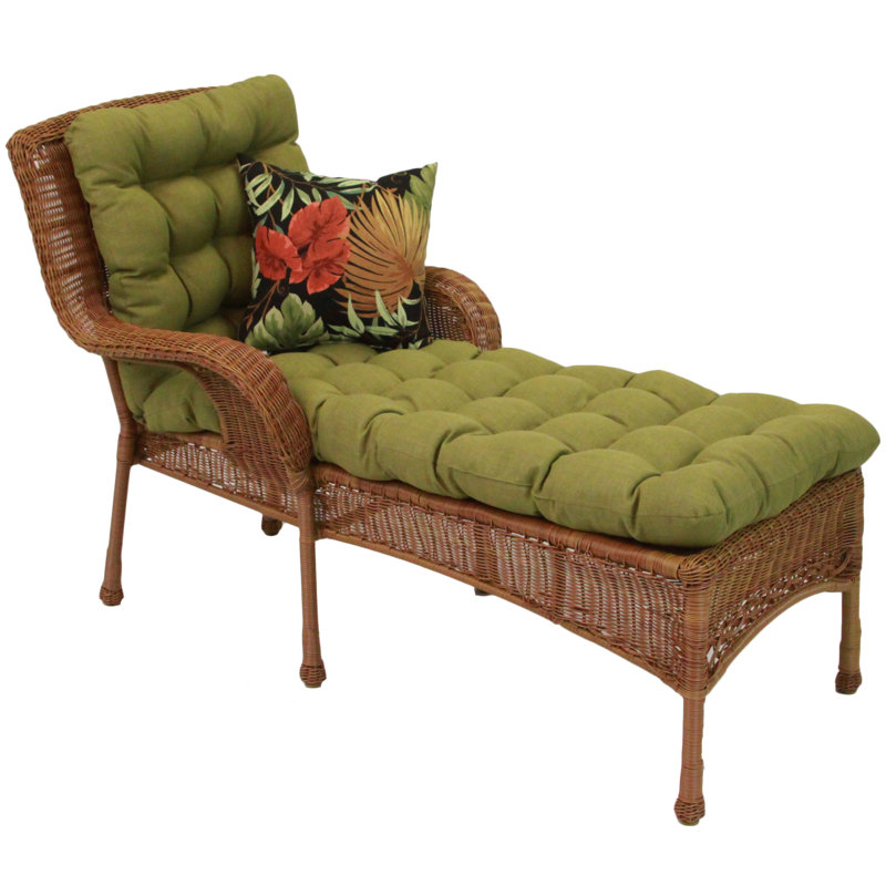 Outdoor 5'' Dining Chair Seat Cushion, Avocado