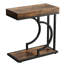 Console élégante au design compact et au style raffiné, idéale pour toutes les pièces - Décoration intérieure, coloris noir et marron contemporain