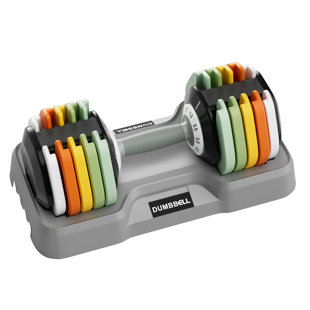 Ensemble de poids pour haltères réglables SKOK 55 lb, paire, coloré