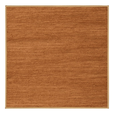 Tapis brun uni lavable à la machine