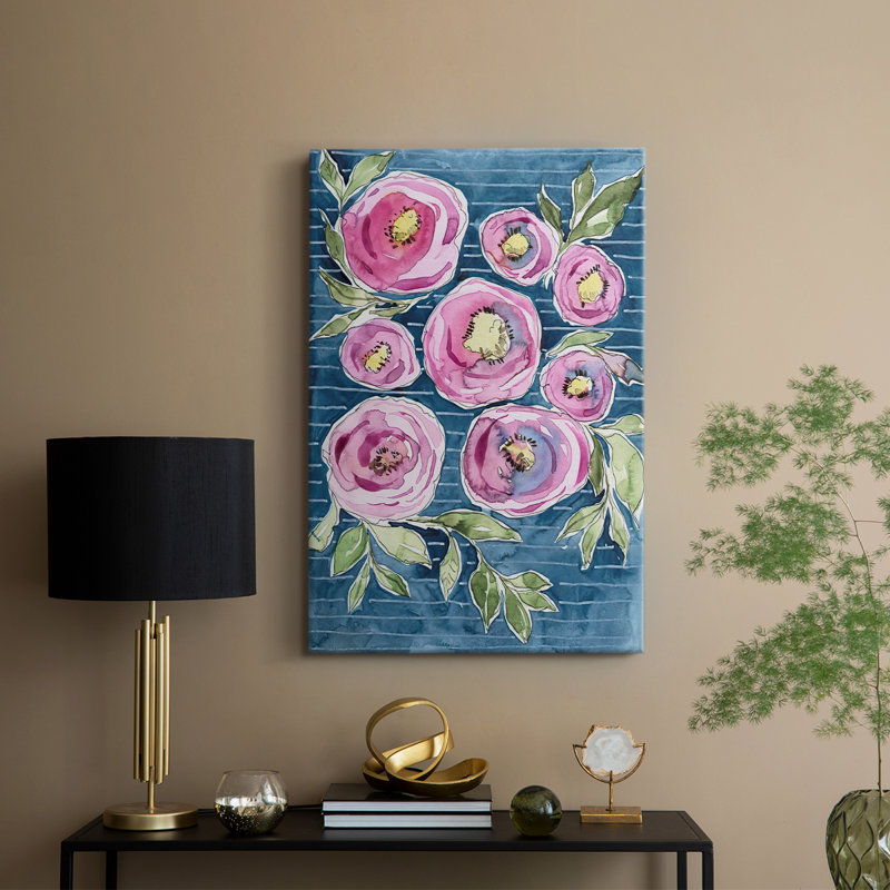 Éclat floral I - galerie Cavas sur mesure, H 27 po x l 18 po
