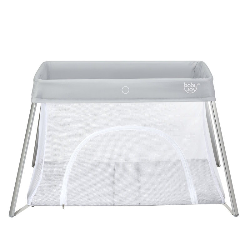 Cot Bed Crib, Grey