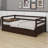 Shantee Twin Size Wooden Daybed with Trundle-1804737953