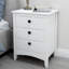 Mckown 45cm W Solid + Manufactured Wood Bedside Table-1705290922