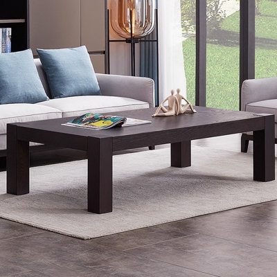 Table basse simple en bois massif de luxe simple
