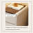 31.5"Cream-colored white sideboard-style dressing table with a mirror