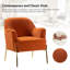 Chaise contemporaine Cleo de 26 po de largeur avec accoudoirs encastrés-1045306417