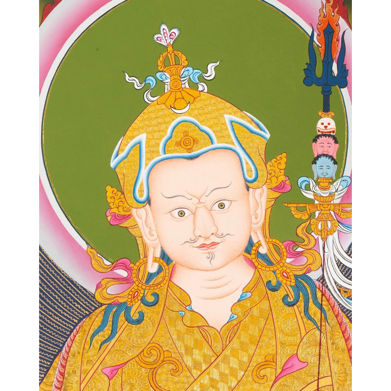 Gourou Rinpoché / Gourou Padmasambhava (Brocadeless Thangka)
