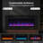 Ultra-Slim Electric Fireplace, Recessed & Wall Mounted Heater-1996336306