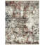 Lightfoot Abstract Area Rug in Ivory/Gray-1704707824