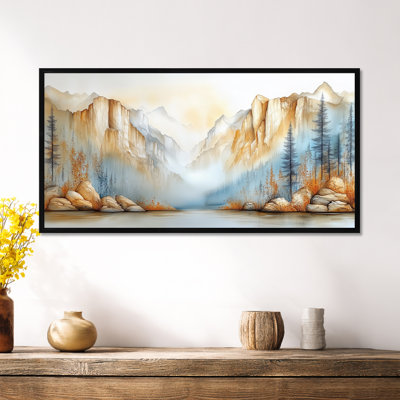 Falaises dramatiques blanches et blanches de Yosemite - impressions sur toile de montagne